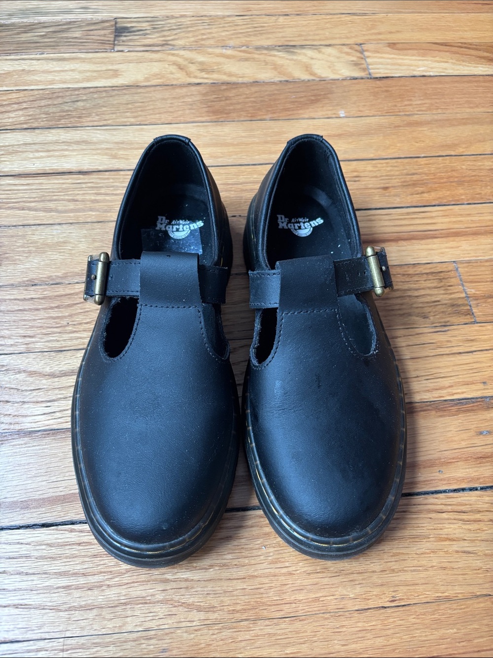 Dr. Martens Black T-Bar Buckle Shoes Mary Jane’s